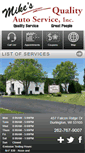Mobile Screenshot of mikesqualityautoservice.net